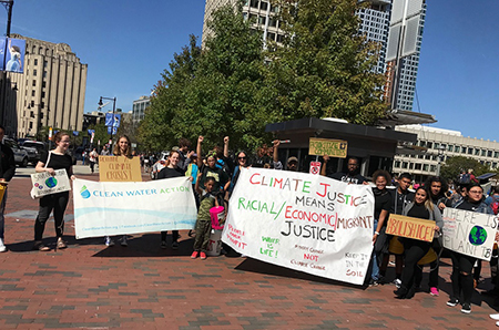 Group at the Climate Strike in Boston Group at the Climate Strike in Boston
