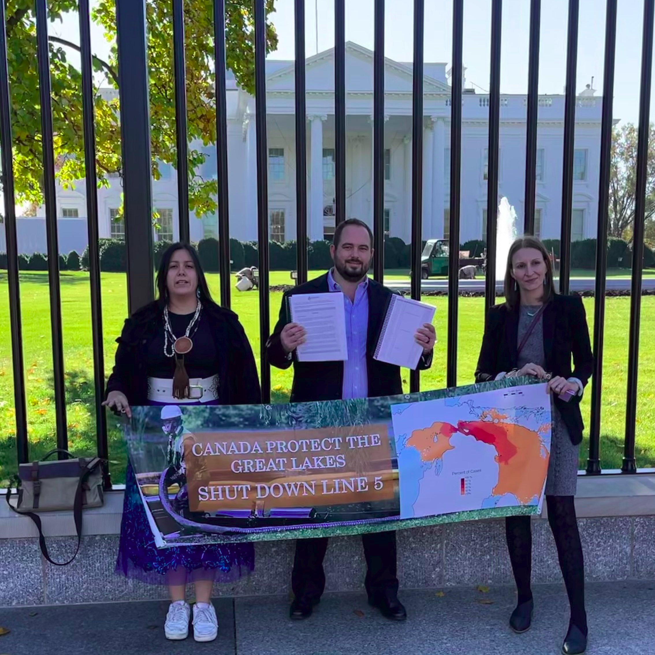 White House Line 5 Protest