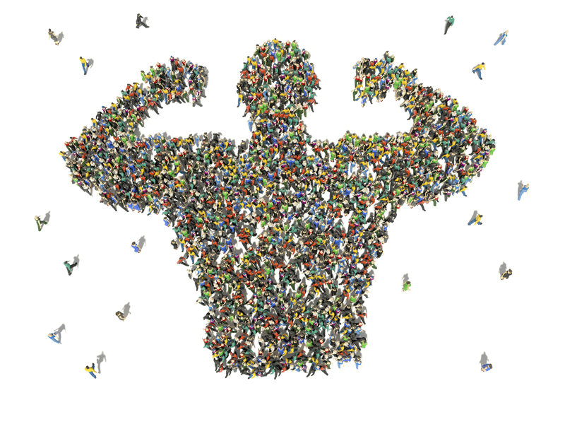 Large group of people as seen from above. Credit: Stockernumber2 / iStock Large group of people as seen from above. Credit: Stockernumber2 / iStock