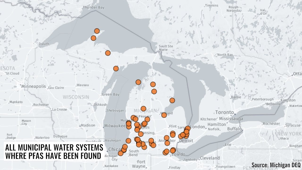 PFAS contamination in Michigan