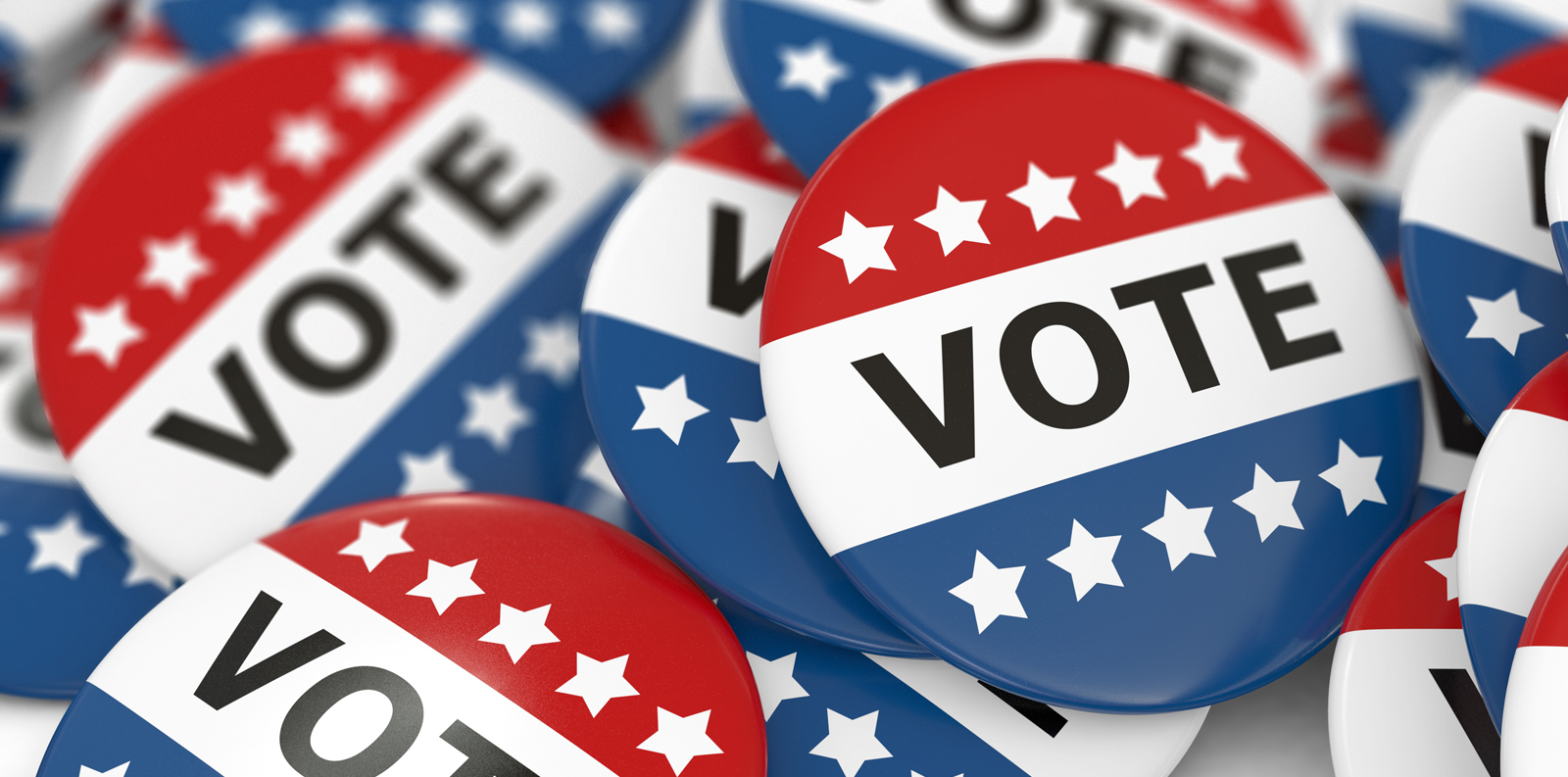 Vote pins. Credit: luismmolina / iStockPhoto