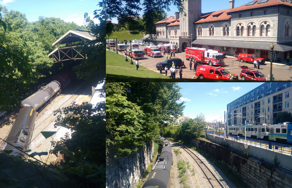 Images of the June Train Derailment in Baltimore. Credit - Jennifer Kunze / Clean Water Action