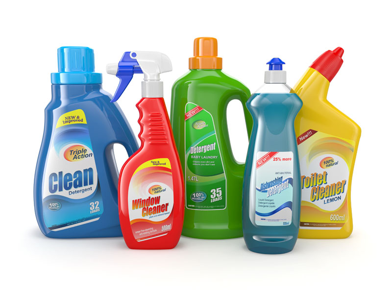 Cleaning product bottles. Photo credit: Maxx-Studio / Shutterstock Cleaning product bottles. Photo credit: Maxx-Studio / Shutterstock