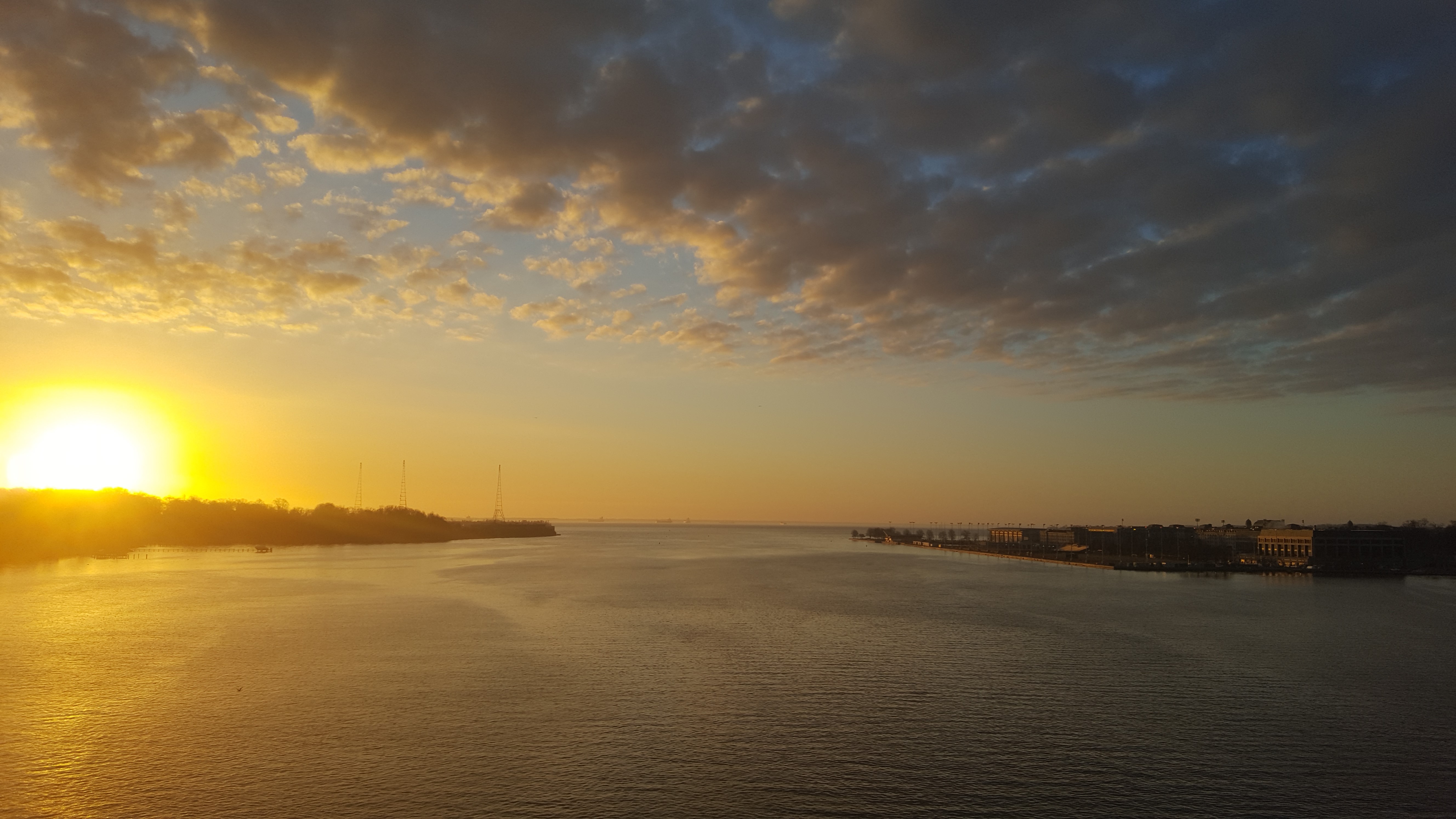 The Severn River at sunrise