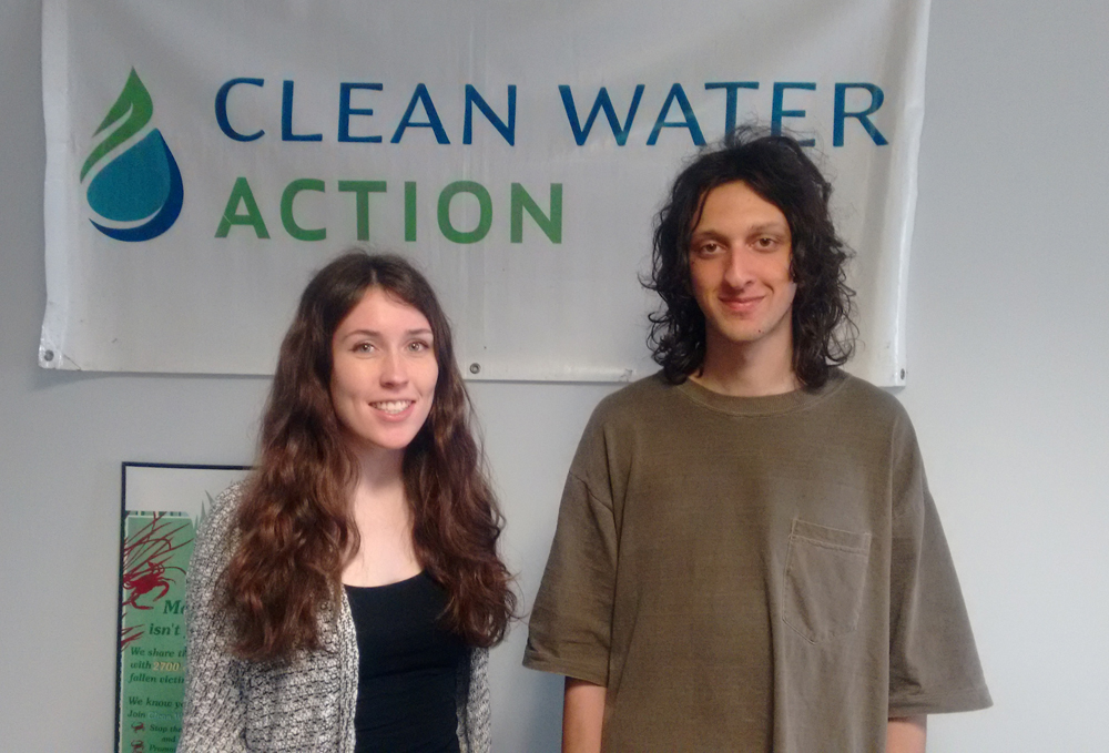 Abagail and Sam - Clean Water Interns. 