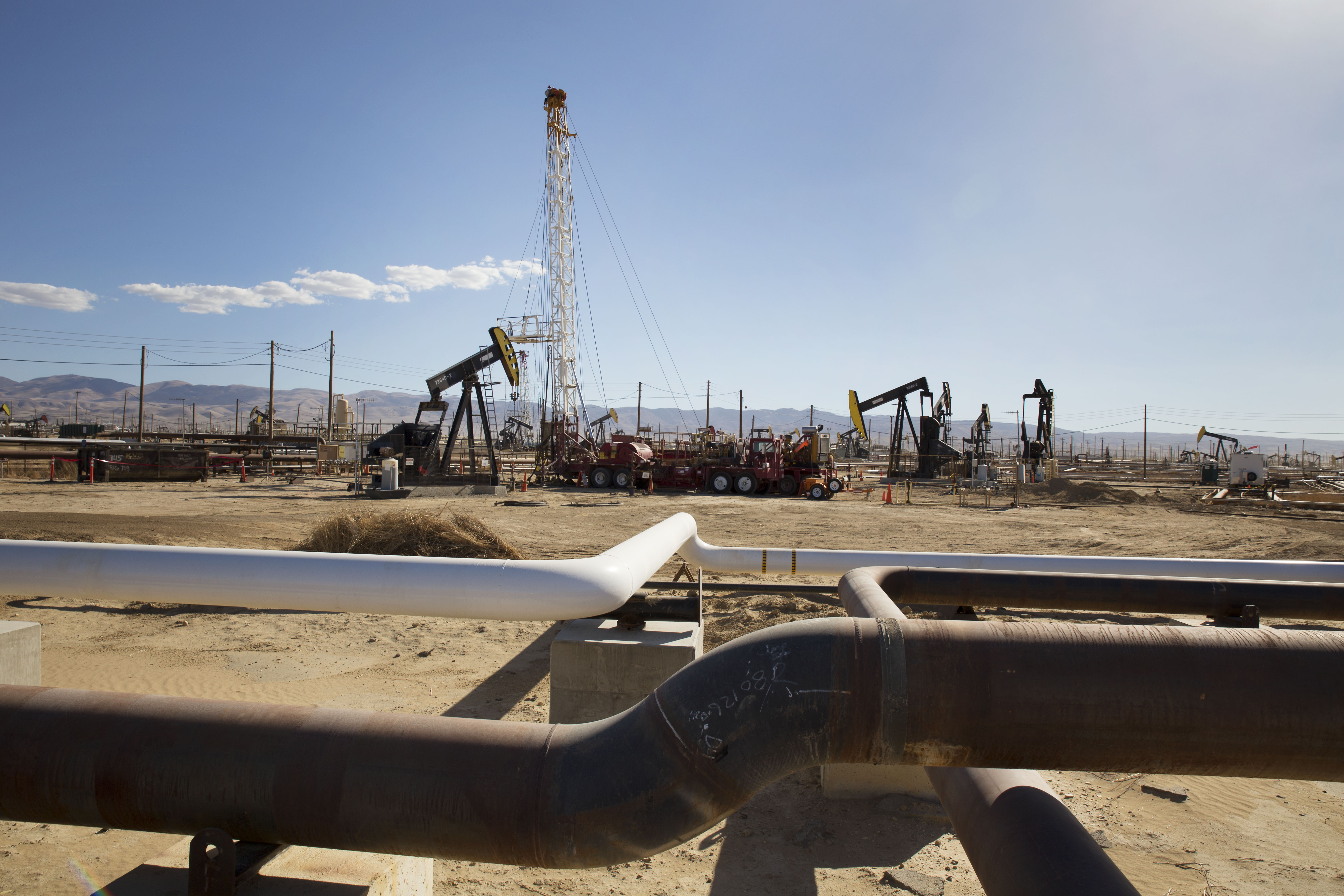 Belridge oil field. Credit Sarah Craig Belridge oil field. Credit Sarah Craig