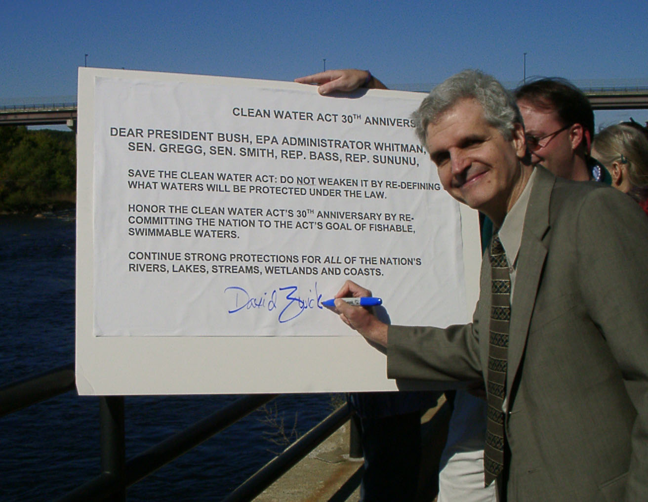 David Zwick Celebrating the 30th Anniversary of the Clean Water Act David Zwick Celebrating the 30th Anniversary of the Clean Water Act
