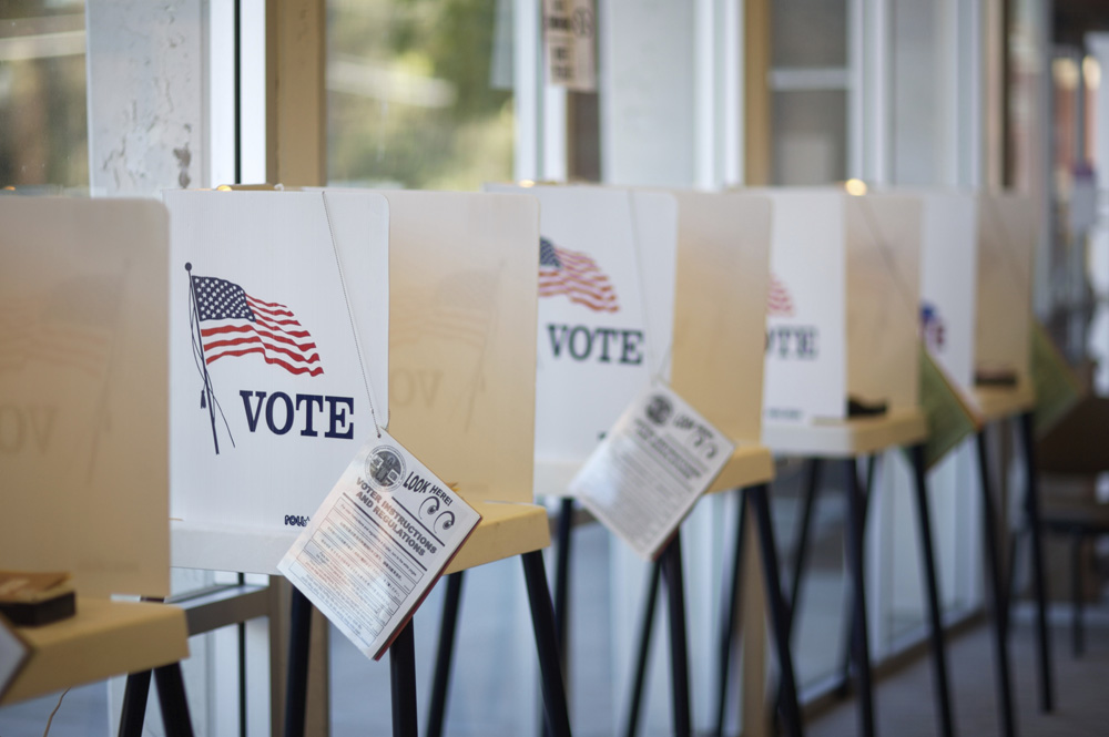 Voting booths. Photo credit: hermosawave / iStock Voting booths. Photo credit: hermosawave / iStock