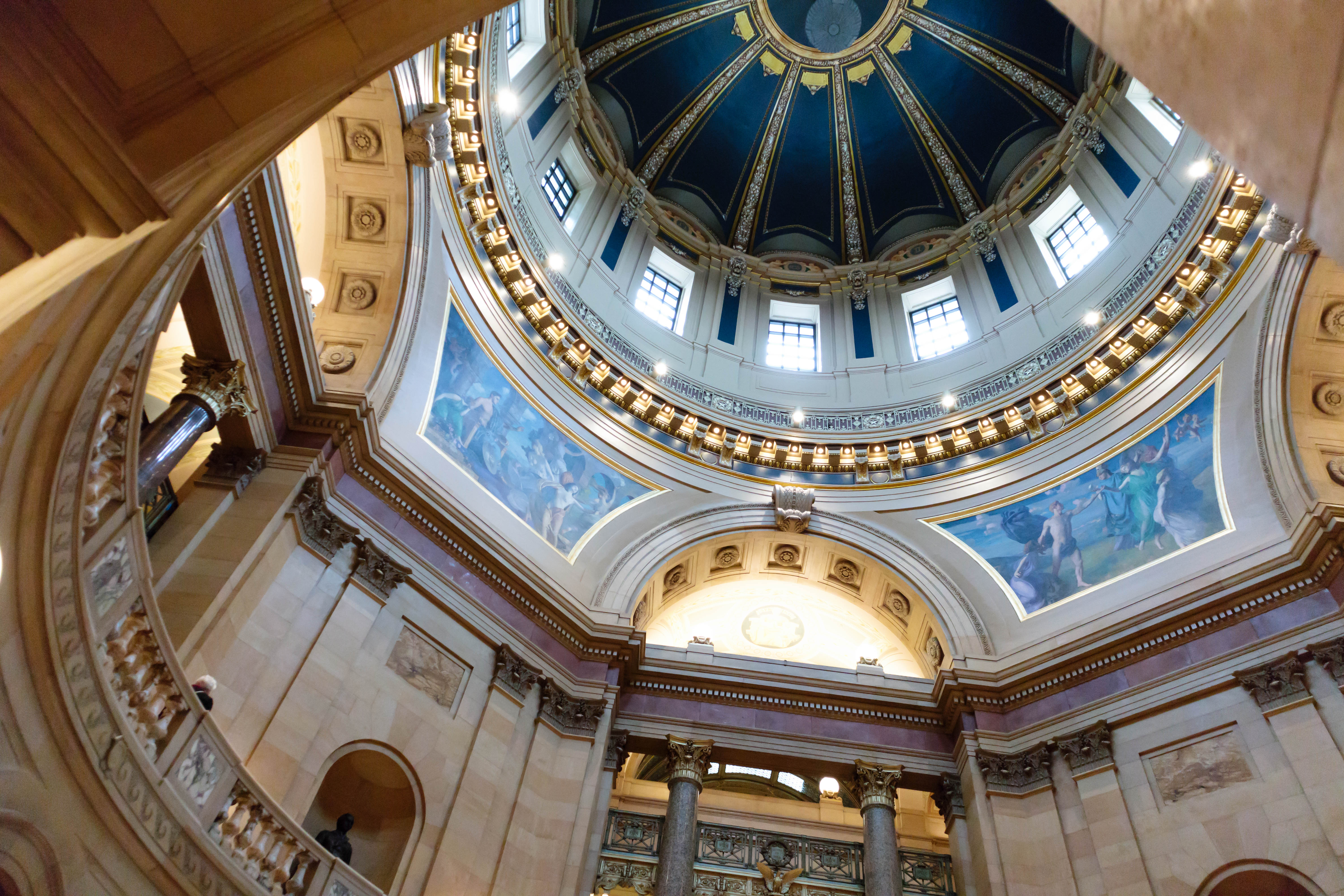 Minnesota Capitol Rotunda Inside Dome-evilfoo Minnesota Capitol Rotunda Inside Dome-evilfoo
