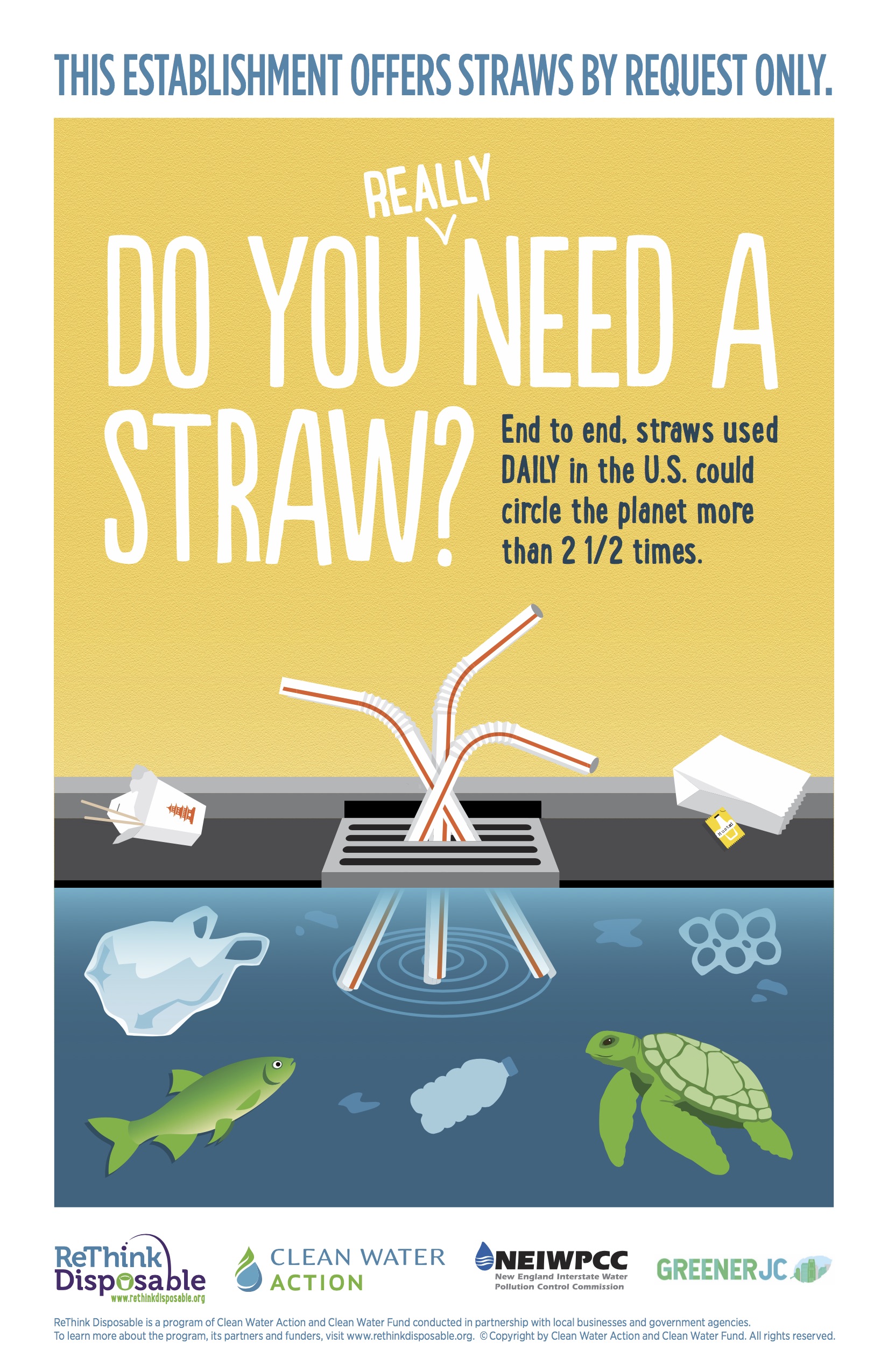 No Straw November Campaign 30-day Challenge to Reduce Plastic Straws