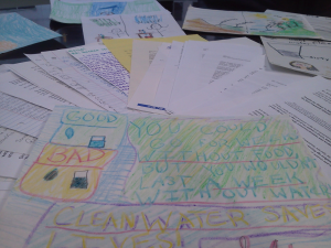 Letters for clean water